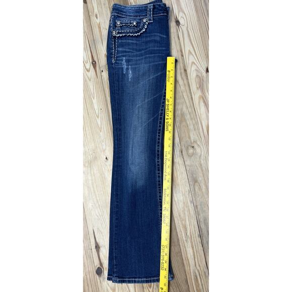Miss Me Classic Saddle Stitch Bootcut Jeans Size 29 - Picture 6 of 6